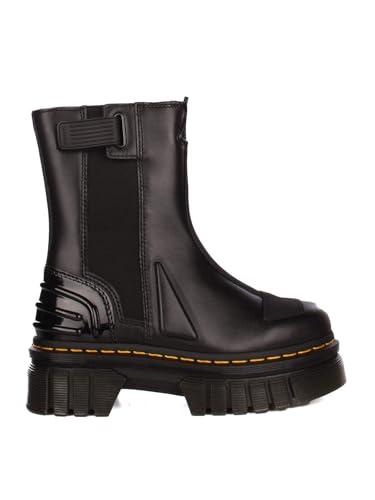 Dr. Martens 30970001, Anfibi Unisex-Adulto, Black Nappa Lux Black Ajax Black Soft Patent Pu, 39 EU