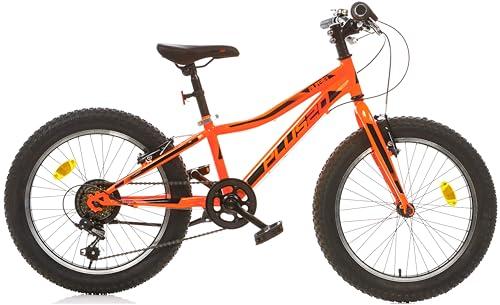 BICICLETTA DINO BIKES BIMBO MISURA 20 BICI MTB PLUS AURELIA BAMBINO ART. 420UP ARANCIO FLUO