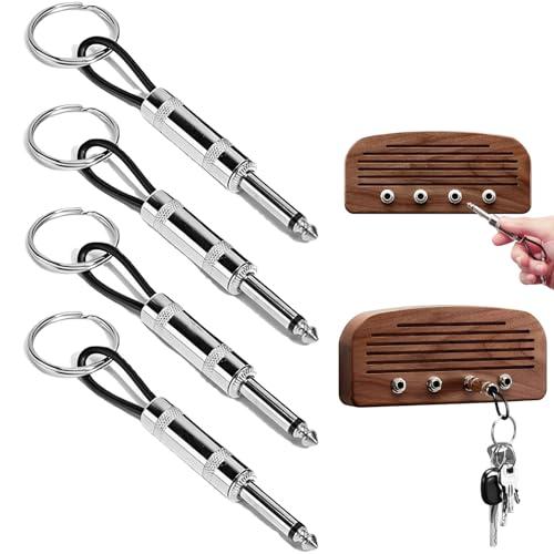 Norhogo Marshall JCM800 - Supporto da parete per chiavi auto con 4 portachiavi