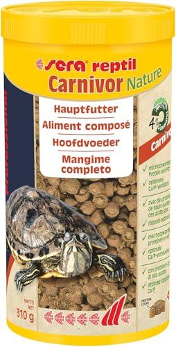 sera reptil professional Carnivor Nature 1 L | mangime per tartarughe acquatiche 1.000 ml | senza coloranti e conservanti