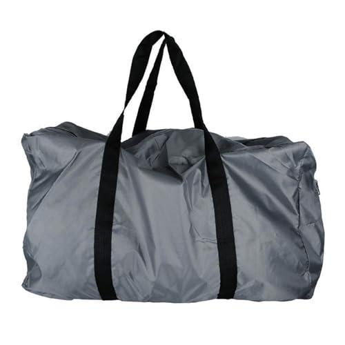 JZK Borsa da barca gonfiabile portatile grigia, pieghevole, borsa per canottaggio, accessorio per barca, borsa per trasloco, con manici e cerniera, per viaggi e sport