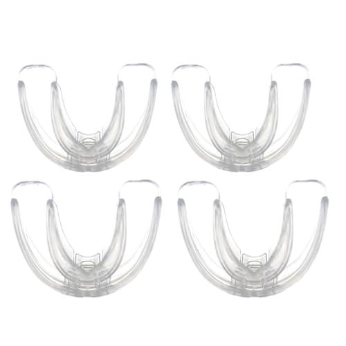4 Pcs Paradenti per Bambini, Paradenti Sportivi, Paradenti per Bambini, Adulti e Adolescenti, per la Macinazione dei Denti, per Sbiancare i Denti e Sport, Protezioni Modellabili
