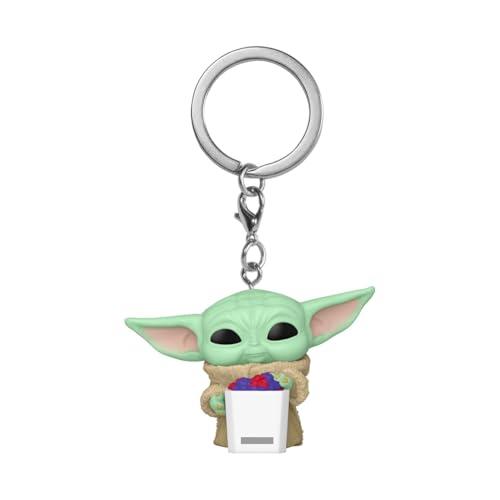 Funko POP! Keychain: Star Wars - The Mandalorian and Grogu - Grogu - Portachiavi Portachiavi originale - Mini figura da collezione - Regalo da calza - Idea regalo - Prodotto ufficiale