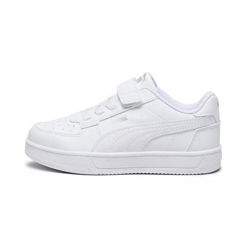Puma Unisex Kids Puma Caven 2.0 Ac+ Ps Sneakers, Puma White-Puma Silver-Puma Black, 35 EU