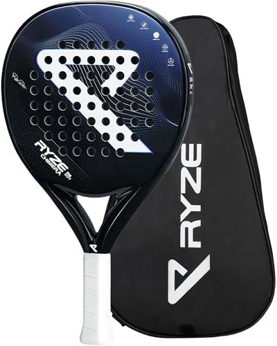 RYZE CHIMERA Racchetta da Padel - Fibra di Carbonio e Fibra di Vetro - Massima Controllo e Precisione - Struttura Leggera 360g con EVA-15 Flex - Padel Racchetta per Uomo e Donna - Custodia Inclusa