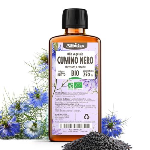 Olio di Cumino Nero Biologico 250 ml - 100% Pure, naturale e Pressato a freddo