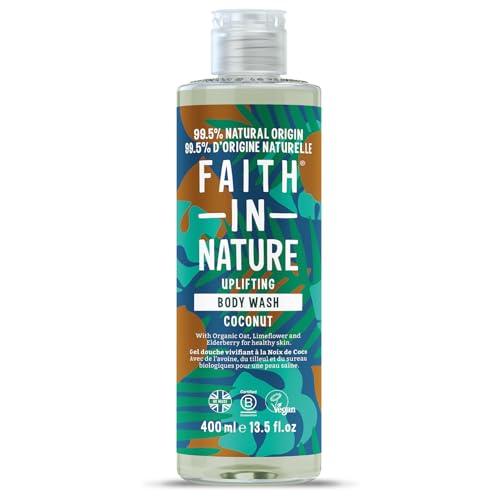 Faith in Nature Bagnodoccia Naturale al Cocco, Idratante, Vegano e Non Testato su Animali, Senza SLS e Parabeni, 400 ml