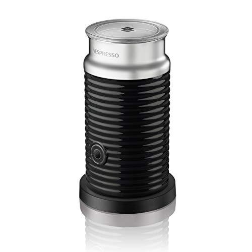 NESPRESSO Aeroccino 3, Montalatte elettrico per cappuccino, 3 funzioni: schiuma calda, fredda e latte caldo, colore Nero