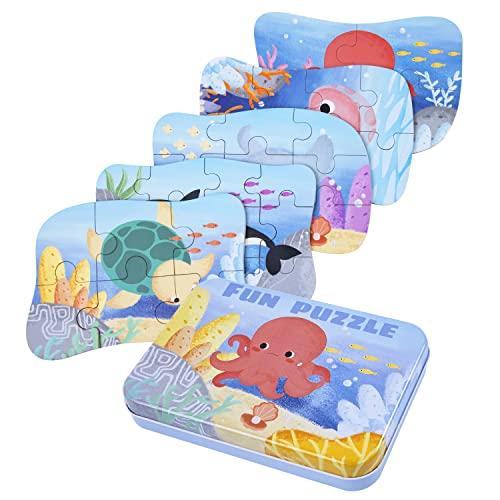 BBLIKE Giochi Montessori 3 Anni giocattolo 3 in 1 per contare e calcolare, 6 colori Conteggio dell'orso con Tazze Giocattolo di Corrispondenza dei Colori Giocattolo,giocattolo educativi per Bambini