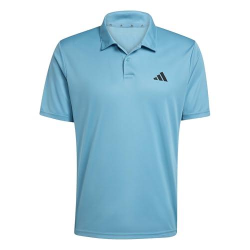 adidas Uomo Workout Essentials Base Polo Shirt, preloved Blue, M