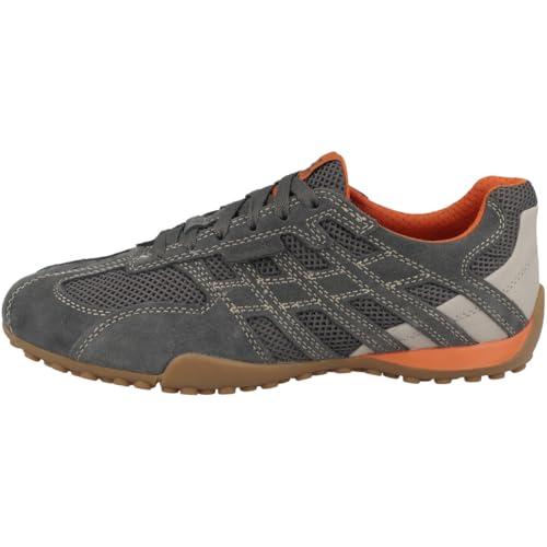 Geox U Snake Original A, Scarpe da Ginnastica Uomo, Grey, 43 EU