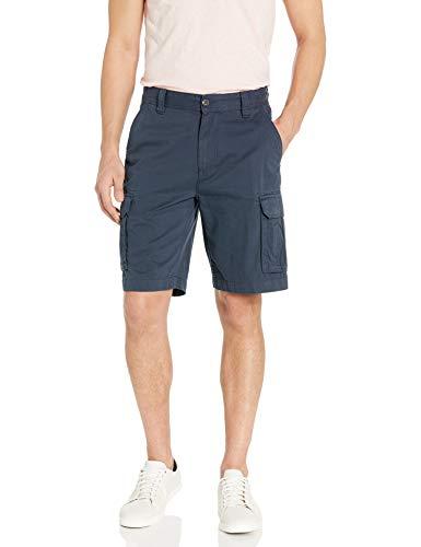 Amazon Essentials Pantaloncini Cargo Vestibilità Classica da 25 cm (Disponibili in Taglie Forti) Uomo, Blu Marino Scuro, 34W