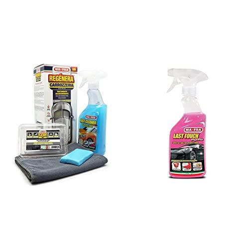 Mafra, Kit Regénera Carrozzeria, Trattamento Completo per Parti Esterne di Auto e Moto &, Last Touch Express, Cera Liquida per Carrozzeria Auto, H0946+H0543