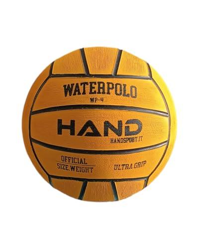 HAND SPORT Pallone da Pallanuoto, Extra Grip, misura 4 (Giallo)
