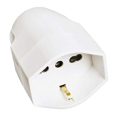 Poly Pool PP0418 Presa Pluristandard Standard Italiano 10 / 16 A e Tedesco 16 A (con terra laterale)