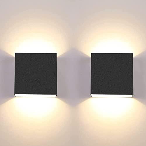 CHEVVY 2 Pezzi Applique LED Interni Lampada da Parete Interno Classico