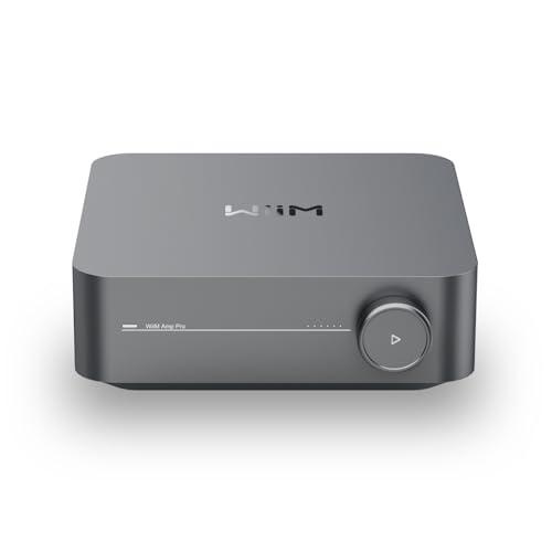WiiM Amp Pro: Amplificatore multiroom in streaming | Compatibile con Google Cast, Alexa | HDMI, controllo vocale | Streaming da Spotify, Amazon Music, Tidal e altro - Grigio scuro