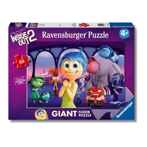 Ravensburger - Puzzle Inside Out 2 | Puzzle Bambini 4 Anni | Puzzle 60 Pezzi Bambini Da Pavimento 70x50 Cm | Giochi Bambini 4 Anni | Regalo Bambina 4 Anni E Bambino | Giochi Inside Out 2