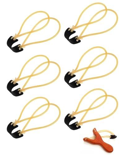 KGDUYC 6 pezzi Slingshot, elastici in gomma, per centrifughe, catapulte di caccia