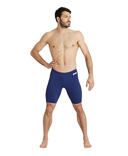 ARENA Solid Team Costume Piscina Uomo, Costume da Bagno ad Asciugatura Rapida, Costume Jammer Uomo, Tessuto MaxLife Eco con Massima Resistenza al Cloro e Protezione UV UPF 50+, Fodera Frontale