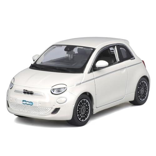 Bburago - Fiat 500 E - Modellino Realistico Auto in Scala 1:24, Replica Diecast con Portiere Apribili, Licenza Ufficiale Fiat, Età Consigliata 3+ Anni