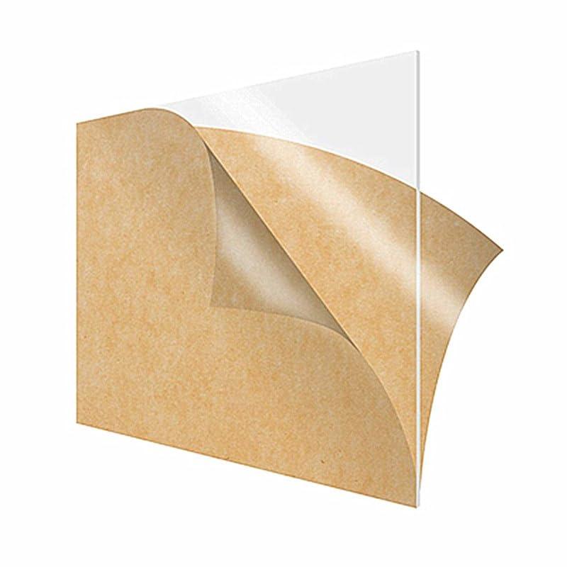 Bordo acrilico trasparente del plexiglass 1pcs, spessore dello strato di plastica organica 1-10mm metacrilato di vetro