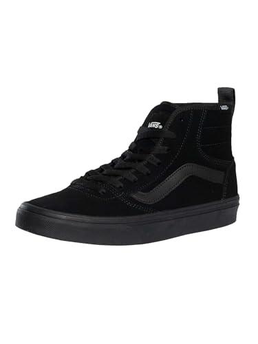 Vans Uomo Scarpe da Ginnastica Ashwood Hi Decon in Pelle Scamosciata, Black/Black, 42 EU