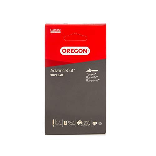 Oregon 90PX040E AdvanceCut Catena per Motosega da 40 Maglie di Trasmissione, Adatta a Barre da 10 pollici (25 cm), Compatibile con Husqvarna, Makita, Worx, Ryobi ed altre marche