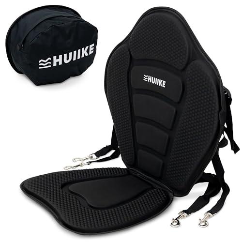 Sedile Sup con 4 Cinghie Regolabili - HUIIKE | Sedile per Sup Gonfiabile con Tasca Posteriore | Seggiolino Kayak, Seduta Tavola Gonfiabile | Sedia per Pesca | Accesori Stand Up Paddle, Kayak, Canoa