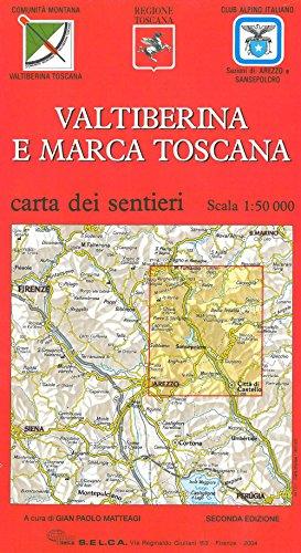 Val Tiberina e Marca Toscana. Carta escursionistica 1:50.000