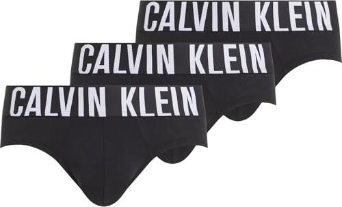 Calvin Klein Hip Brief 3PK, Slip all'anca Uomo, Black,