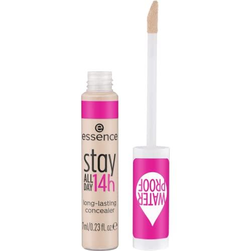Essence Cosmetics Stay All Day 14H Correttore Lunga Durata, Lunga Durata, Coprenza, Risultato Immediato, Naturale, Opaca, 7ml