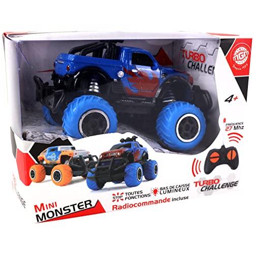 TURBO CHALLENGE - Mostro - Mini - 090182 - Auto Telecomandata - Modello Casuale - 1/43 - Batterie Non Incluse - Plastica - Giocattolo per Bambini - Regalo - A partire dai 4 anni
