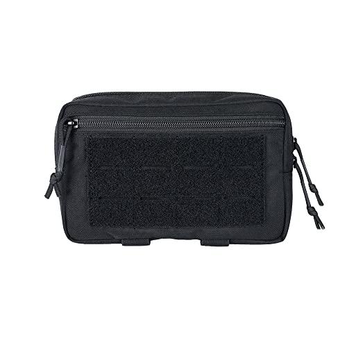 EXCELLENT ELITE SPANKER Tactical Molle Admin Pouch per gilet tattico petto marsupio Utility Tool Pouch Tactical EDC Bag (Blcak)