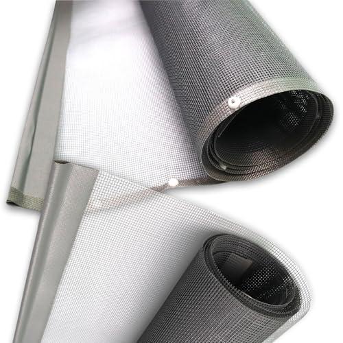 AWITALIA - Rete per zanzariera su misura per sostituzione (made in Italy) colore grigia