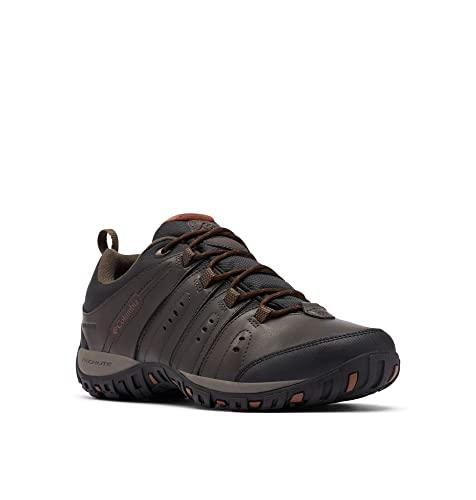 Columbia Woodburn 2 WP, Scarpe da Trekking ed Escursionismo Impermeabili a Vita Bassa Uomo, Cordovan/Cinnamon 2023, 42 EU