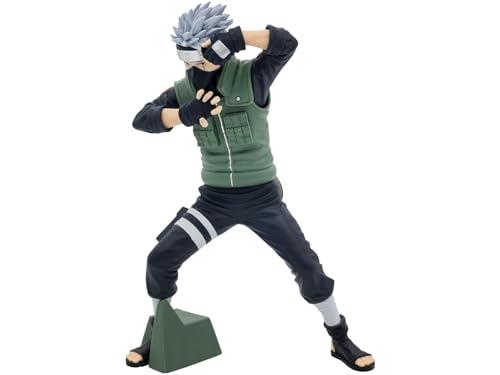 Banpresto Kakashi Hatake Naruto Shippuden Action Figure da collezione grande 23 cm, multicolore, BP29063P, Optima per i fan degli anime