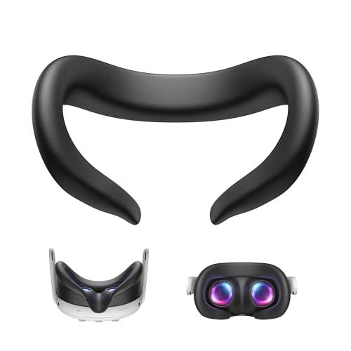 KIWI design Interfaccia Facciale in Silicone F3 compatibile con Meta Quest 3 - Face Cover Pad VR antitraspiranti, non compatibile con Quest 3S