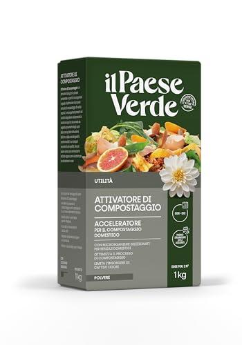 Il Paese Verde Attivatore Di Compostaggio 1kg - Attivatore Compostaggio In Polvere, Velocizza Il Processo Di Decomposizione, Limita Gli Odori.