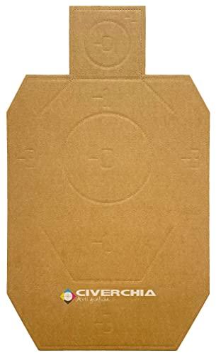 IDPA Targets per ALLENAMENTO in cartone Avana 50 pz 46x76 cm
