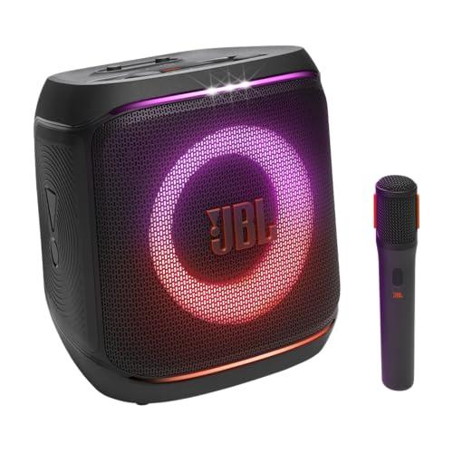 JBL PartyBox Encore 2, Speaker Wireless Bluetooth per Feste con Microfono Wireless, 15 Ore di Autonomia, Splashproof IPX4, Suono Pro con AI Sound Boost e Connessione Multi-Speaker Auracast, Nero