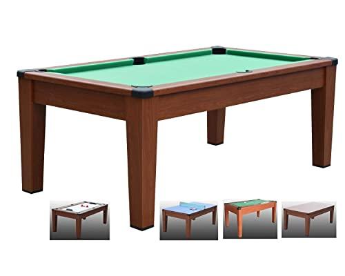 NG Biliardi Biliardo trasformabile in Tavolo - Poker - Air Hockey - Ping Pong - Daytona 5 in 1
