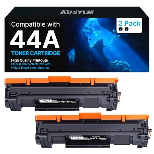 KUPYLM 44A CF244A Toner (2-Pack) Compatibili per HP 44A CF244A Sostituzione per HP LaserJet Pro M15a M15w MFP M28w M28a M29a MFP M29w M16a M16w(Nero,1000*2 pagine)