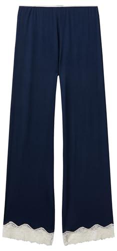 United Colors of Benetton 3Z123F04A Pantalone del Pigiama, Blu, L Donna