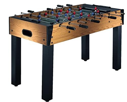 Calcio Balilla STADIO in Legno con Palline Incluse - Tavolo da Gioco 123 x 62 cm - Robusto e Ideale per Casa e Famiglia