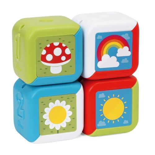 Chicco, Cubi Mulitattività 2in1, Gioco Educativo ed Evolutivo, Attività Manuali su ogni Faccia, Stimola Motricità Fine e Capacità Cognitive, Made in Italy, Giochi Bambini 10-36 Mesi