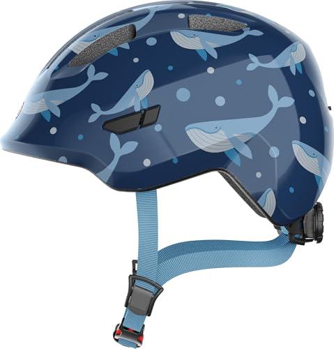 Abus, Casco per Bambini ABUS Smiley 3.0 Casco da Ciclista per Bambini con una Vestibilità Avvolgente, Design Adatto ai Bambini e Spazio per le Trecce, per Ragazze e Ragazzi