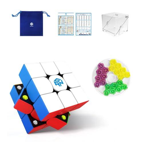 GAN 356M-High Cubo Magnetico 3x3 Speed Cube con 48 Capsule Magnetiche, senza adesivi, Cubo di Velocità professionale liscio e durevole, Giocattoli educativi, ideale come regalo per bambini e adulti