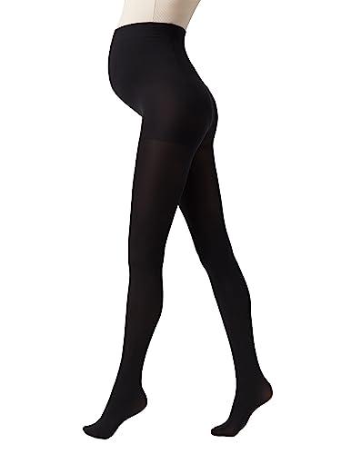 Conte elegant AMORE 60 DEN Collant per Gestanti - Collant da Donna - Moda Premaman - Collant Premaman - Sostegno Pancia Gravidanza - per Danzare - Nero - Gr. 4