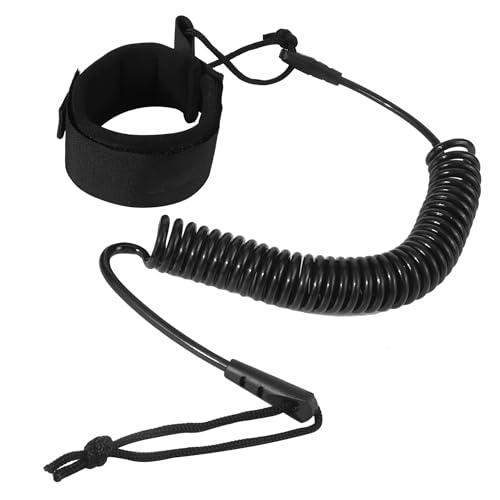 JSMTKJ Guinzaglio da Surf, Laccio di Sicurezza da Surf, Guinzaglio Surf Leash in TPU, 10ft 5mm per Tavola da Surf Paddle Board Kayak Longboard